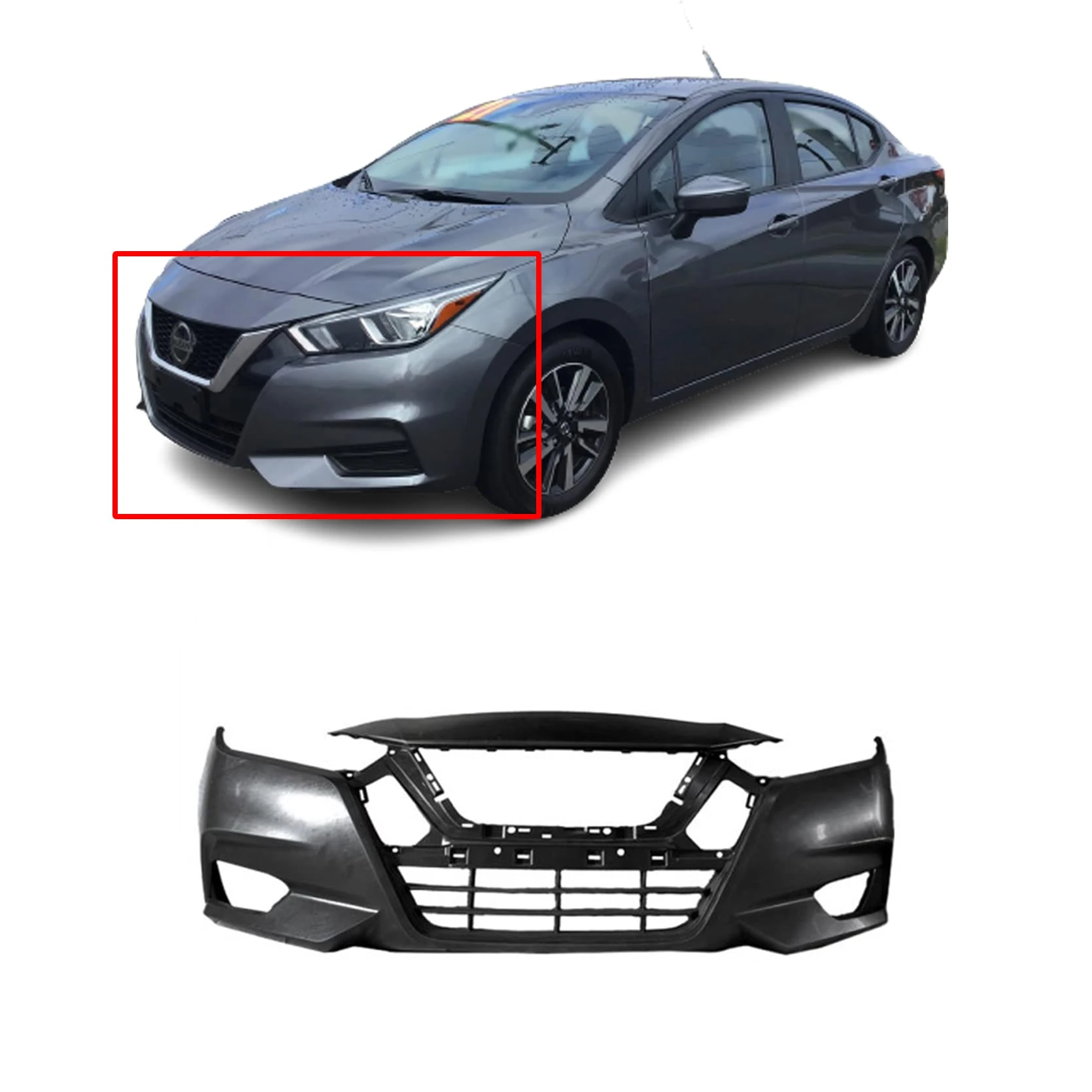 Nissan Altima 2020-2021-2022 Front Bumper