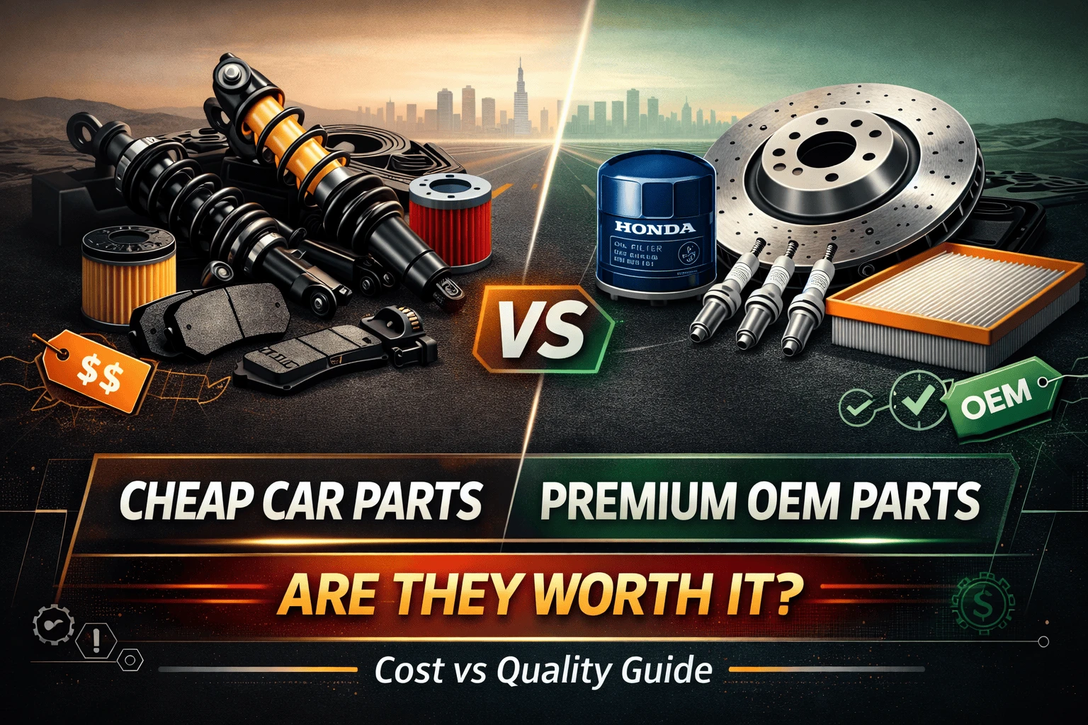 cheap auto spare parts available in UAE auto parts market