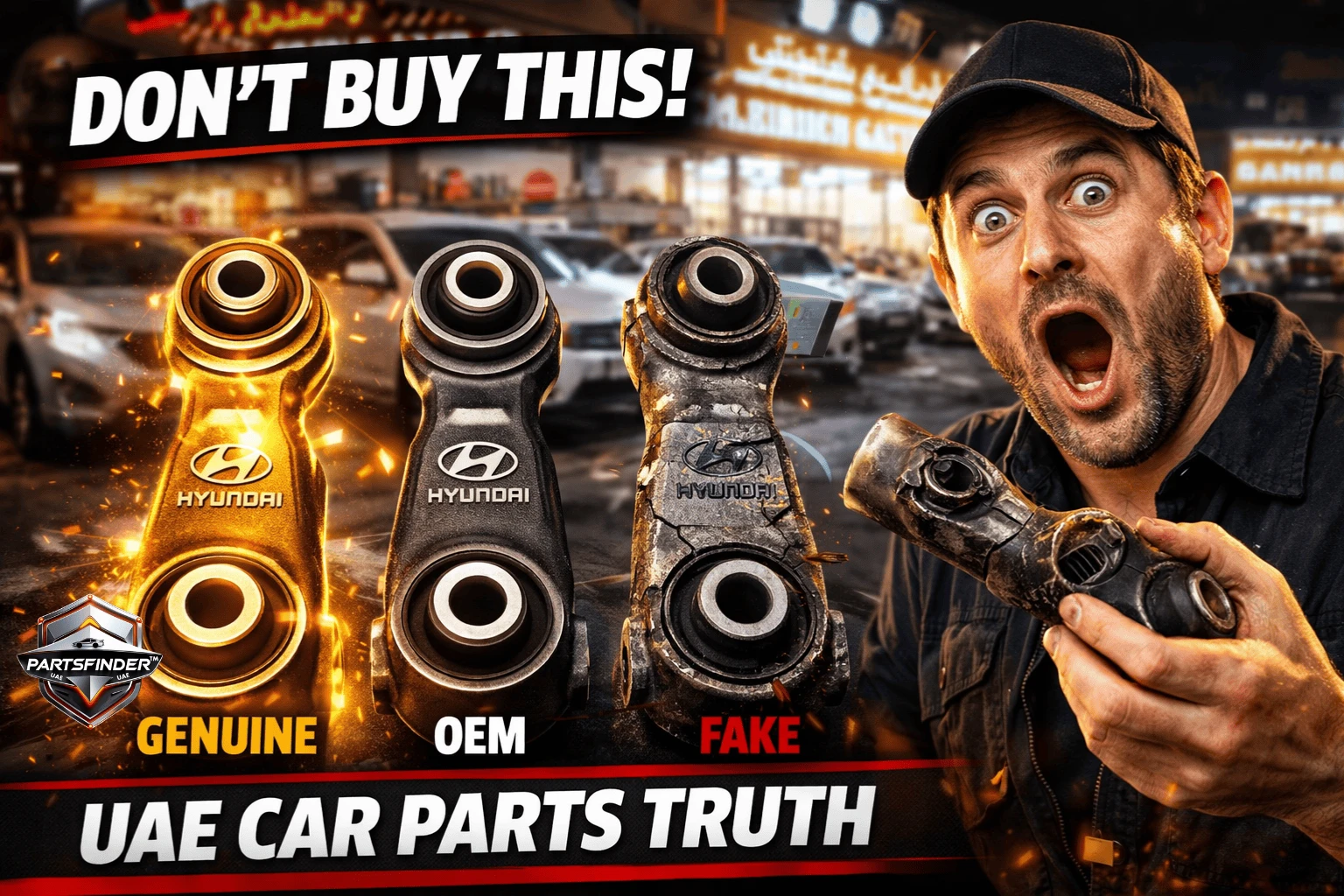 OEM Hyundai spare parts comparison with genuine parts