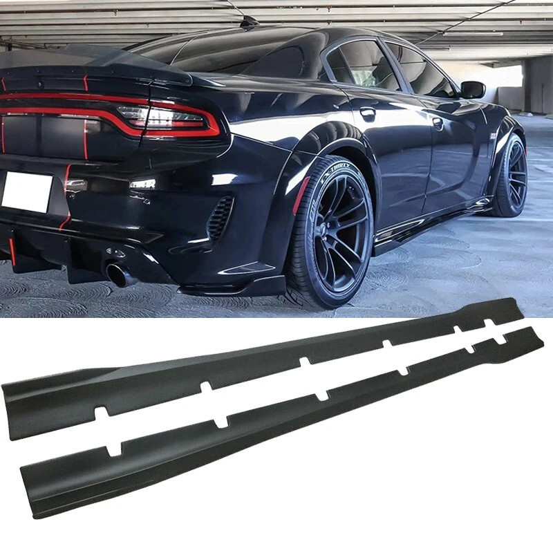 Dodge Charger 2015-2016-2017-2018-2019-2020-2021-2022-2023 Door Down Spoiler - Door Side Skirt SET