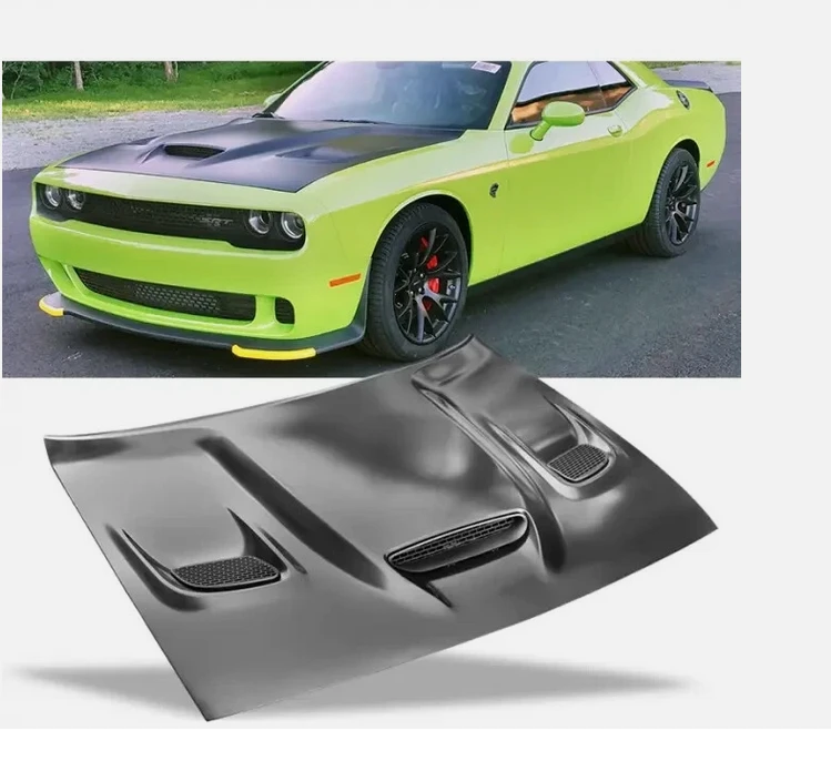 Dodge Challenger 2015-2016-2017-2018-2019-2020-2021-2022-2023 Hood HELLCAT SRT Style
