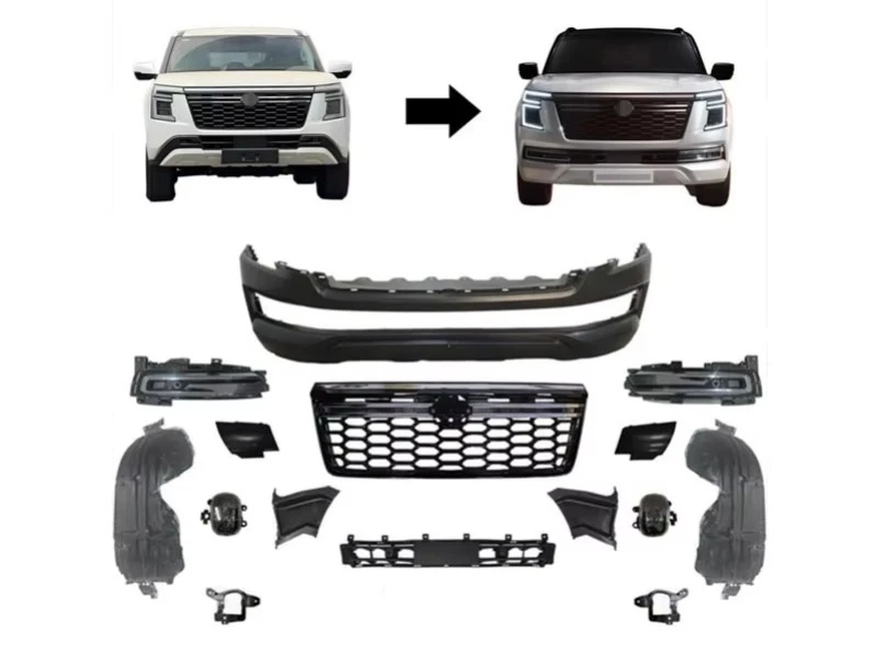 Nissan Patrol 2025-2026-2027 Front Bumper Complete kit