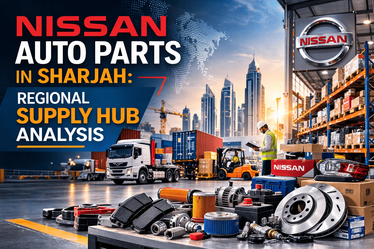 Sharjah has firmly established itself as a regional supply hub for Nissan auto parts, combining dense