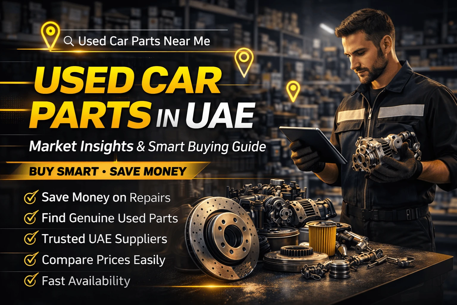 Sharjah used auto spare parts market